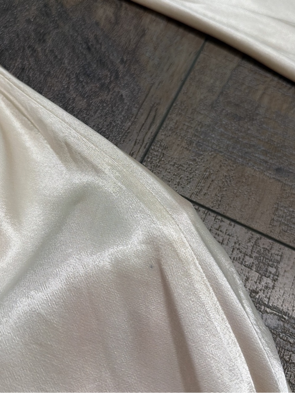 Enza Costa satin bias pants in antique white - Picture 8 of 8
